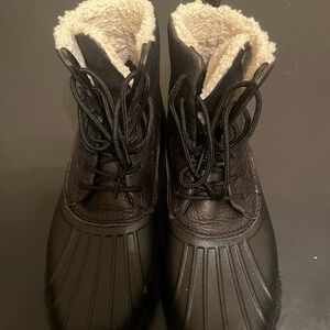 Sperry Black and Cream Men's Boots